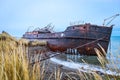 Abandoned and Rusted Ruins of the Big Ship