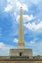 The San Jacinto Monument on a nice Royalty Free Stock Photo