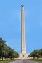 The San Jacinto Monument on a nice summer day Royalty Free Stock Photo