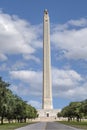 The San Jacinto Monument on a nice summer day Royalty Free Stock Photo