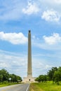 The San Jacinto Monument on a summer day Royalty Free Stock Photo