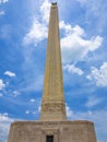 The San Jacinto Monument on a summer day Royalty Free Stock Photo
