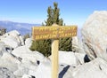 San Jacinto Summit, California Royalty Free Stock Photo