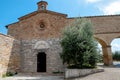 San Jacopo church fachade at San Gimignano Royalty Free Stock Photo