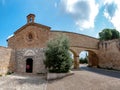 San Jacopo church panoramic at San Gimignano Royalty Free Stock Photo