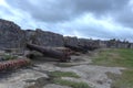 San Jeronimo Fort in Portobelo, Panama. Royalty Free Stock Photo