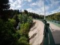 The San JerÃÂ³nimo dam in La Cumbre, Cordoba, Argentina