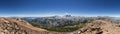 San Joaquin Summit Panorama Royalty Free Stock Photo