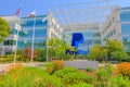 Paypal flags San Jose California Royalty Free Stock Photo