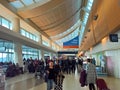 San Jose International Airport Termimal B Circulation Royalty Free Stock Photo