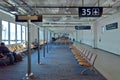 San Jose International Airport Termimal B Gate Waiting Area Royalty Free Stock Photo