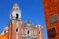 Facade of the San Jose church in tlaxcala, mexico I Royalty Free Stock Photo