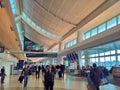 San Jose International Airport Termimal B Circulation Royalty Free Stock Photo