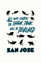 San Jose Sharks. NHL. Royalty Free Stock Photo