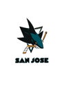 San Jose Sharks vector logo isolated on white background.NHL.