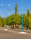 Urban Scene at Barreal Village, San Juan Province, Argentina