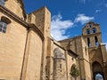 San Juan Bautista church at Laguardia, Alava province, Basque country, Spain Royalty Free Stock Photo