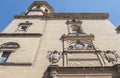 San Juan Evangelista University chapel facade, old university, B Royalty Free Stock Photo