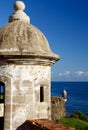 San Juan - Fort San Cristobal Guerite Royalty Free Stock Photo