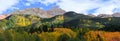 San Juan Mountain Panoramic. Colorado Scenic Beauty Royalty Free Stock Photo