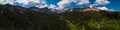 San Juan Mountains aerial panorama Colorado Royalty Free Stock Photo