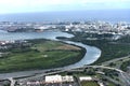 San juan puerto rico aerial view  panorama city Royalty Free Stock Photo