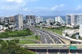 San juan puerto rico aerial view  panorama city Royalty Free Stock Photo