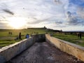 San Juan, Puerto Rico historic Fort San Felipe Del Morro. Royalty Free Stock Photo