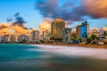 San Juan, Puerto Rico resort skyline on Condado Beach