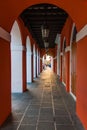 Arc Architecture at Casa AlcaldÃÂ­a de San Juan Royalty Free Stock Photo