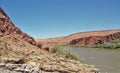 San Juan River Cliffs Royalty Free Stock Photo