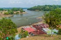 San Juan river in Ell Castillo village, Nicarag