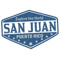 San Juan sign or stamp