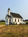 San Juan Vineyard Chapel in Field with Steeple Royalty Free Stock Photo