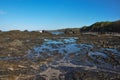 San Juanillo beach on both sides, Nicoya Peninsula, Costa Rica