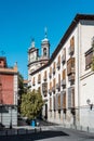 San Justo Street in Central Madrid a sunny day