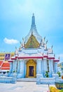 The main shrine of San Lak Mueang with City Pillar inside, Bangkok, Thailand