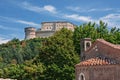 San Leo, Rimini, Emilia-Romagna. Italy: view of the medieval fortress where the occultist Count Cagliostro died