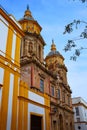 San Luis church facade in Seville of Spain