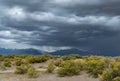 Clouds over San Luis State Wildlife Area in Mosca, Colorado Royalty Free Stock Photo