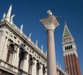 San Marco and Campanile in Venice - Italy Royalty Free Stock Photo