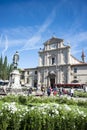 Square and church San Marco in Florence