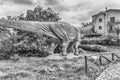 Diplodocus dinosaur inside a dino park in southern Italy