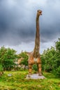 Diplodocus dinosaur inside a dino park in southern Italy