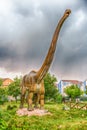 Diplodocus dinosaur inside a dino park in southern Italy