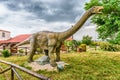 Saltasaurus dinosaur inside a dino park in southern Italy Royalty Free Stock Photo