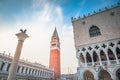 San Marco square and campanile bell tower, Venice, Italy Royalty Free Stock Photo