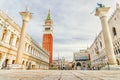 San Marco Square in the morning, Venice, Italy Royalty Free Stock Photo