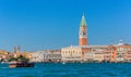 San marco square on a sunny day in Venice,Italy 2015 April Royalty Free Stock Photo