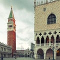 San Marco square in Venice Royalty Free Stock Photo